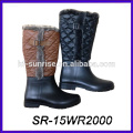 pu pattern rain boot luxury rain boot